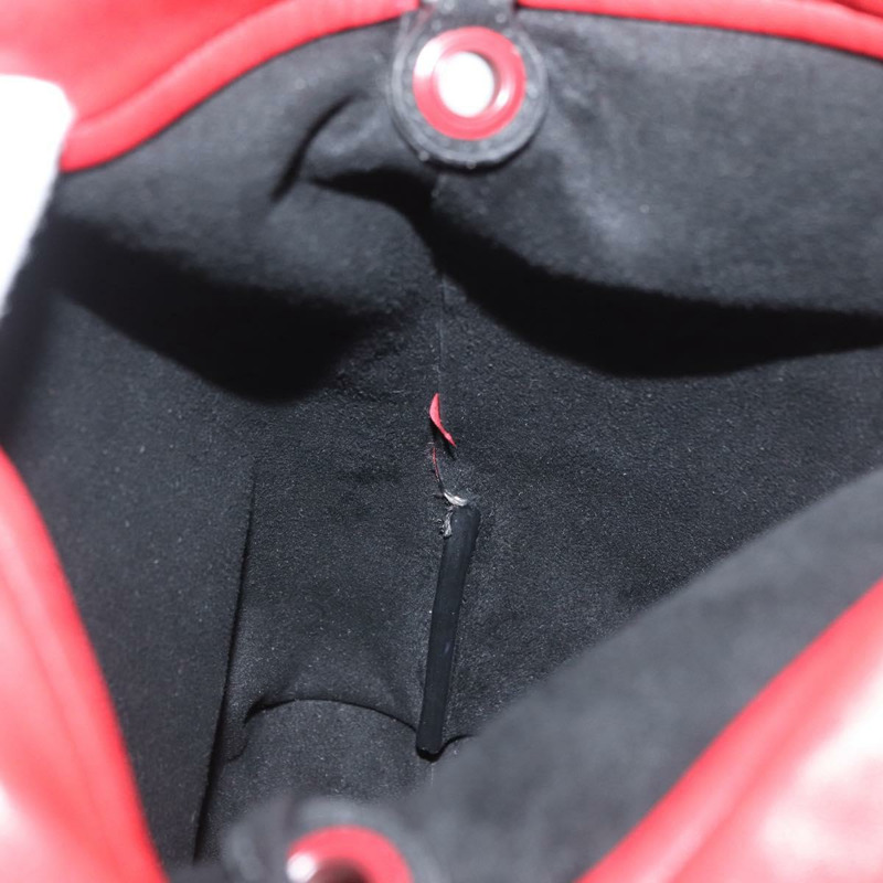 【日本直送】SAINT LAURENT Teddy 小號單肩包 皮革 紅色 銀色 正品 167159A-20