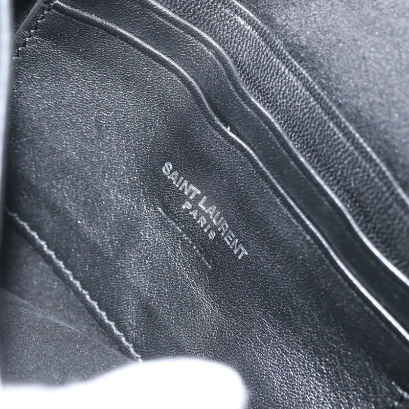 【日本直送】SAINT LAURENT Teddy 小號單肩包 皮革 紅色 銀色 正品 167159A-23