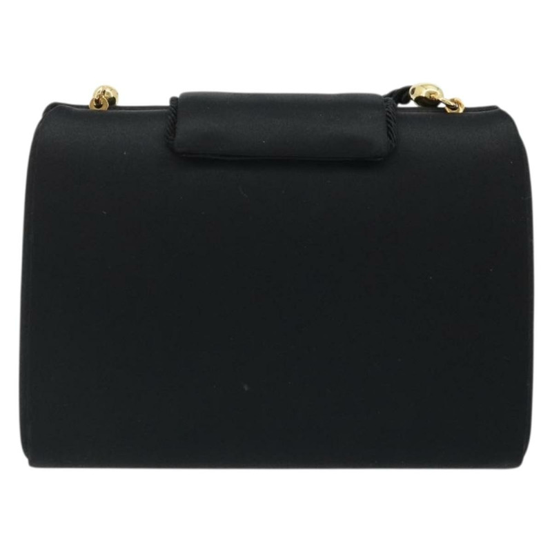 【日本直送】GUCCI 黑色金色緞面單肩包 正品 INZ115A-1