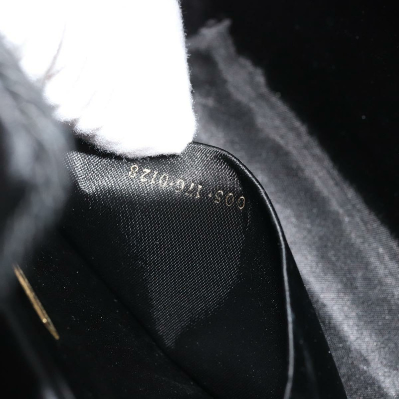 【日本直送】GUCCI 黑色金色緞面單肩包 正品 INZ115A-10