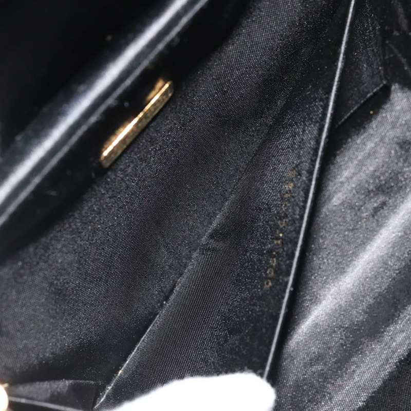 【日本直送】GUCCI 黑色金色緞面單肩包 正品 INZ115A-20