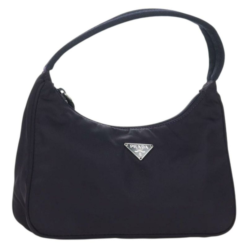 【日本直送】PRADA 尼龍紫銀色手提包 正品 INZ080A-0