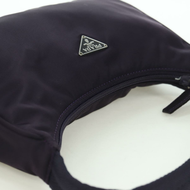 【日本直送】PRADA 尼龍紫銀色手提包 正品 INZ080A-5