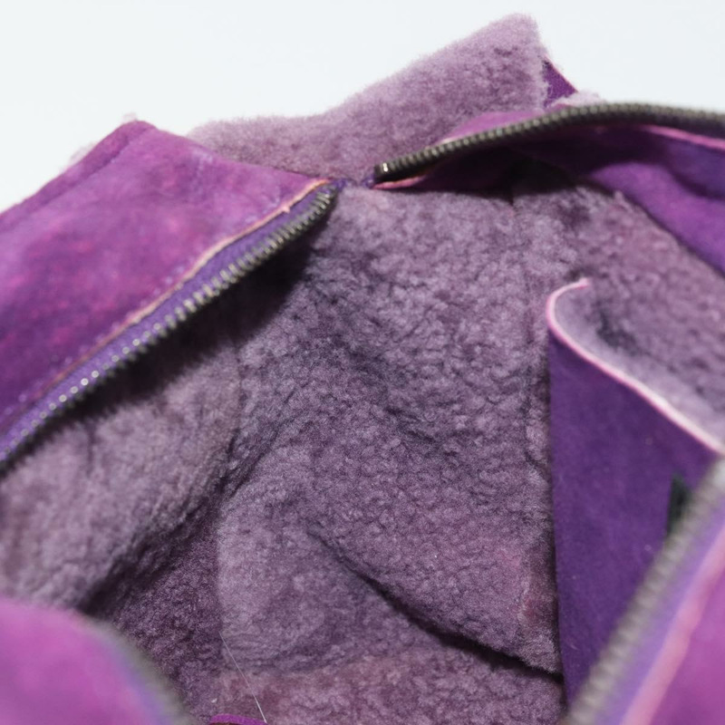 【日本直送】香奈兒 Mouton 紫色銀色雙C標誌單背包 YKZ1122V-21