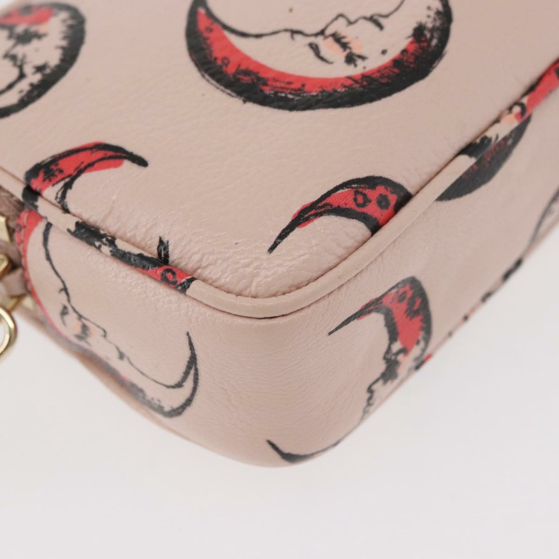 【日本直送】Miu Miu 粉紅金色皮革肩背包，正品 YKZ1066A-15