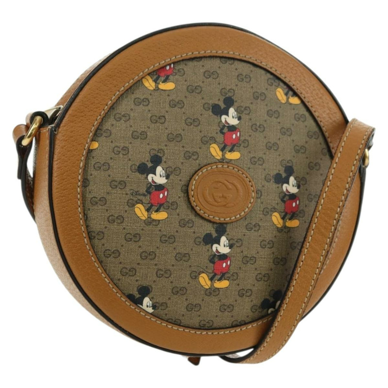【日本直送】GUCCI Micro GG Supreme Disney 聯名手提包 PVC 米色 603938 正品 YKZ1341M-0