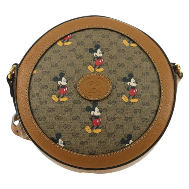 【日本直送】GUCCI Micro GG Supreme Disney 聯名手提包 PVC 米色 603938 正品 YKZ1341M-1