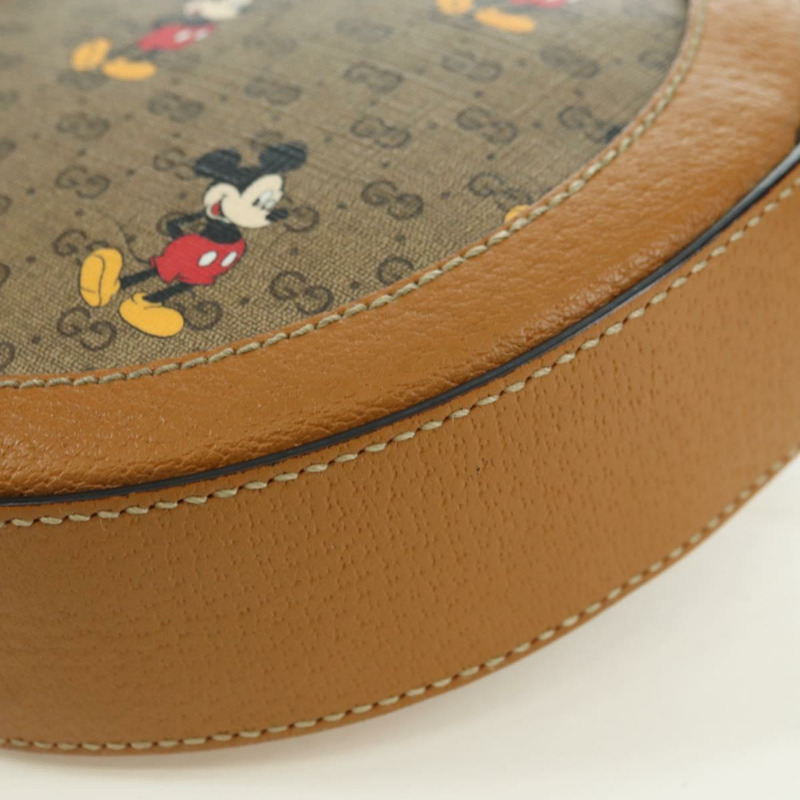 【日本直送】GUCCI Micro GG Supreme Disney 聯名手提包 PVC 米色 603938 正品 YKZ1341M-12