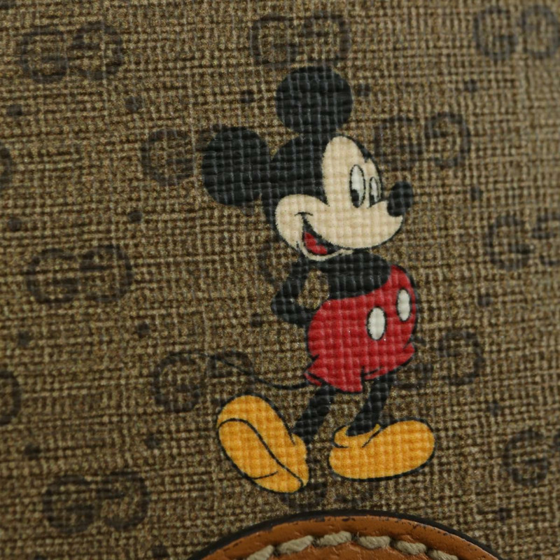 【日本直送】GUCCI Micro GG Supreme Disney 聯名手提包 PVC 米色 603938 正品 YKZ1341M-14