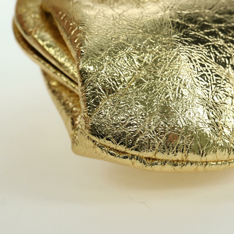 【日本直送】BALENCIAGA Cloud Coin 單肩包 皮革 金色 618915 正品 YKZ1511A-11