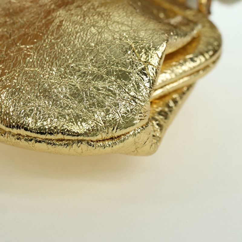 【日本直送】BALENCIAGA Cloud Coin 單肩包 皮革 金色 618915 正品 YKZ1511A-12