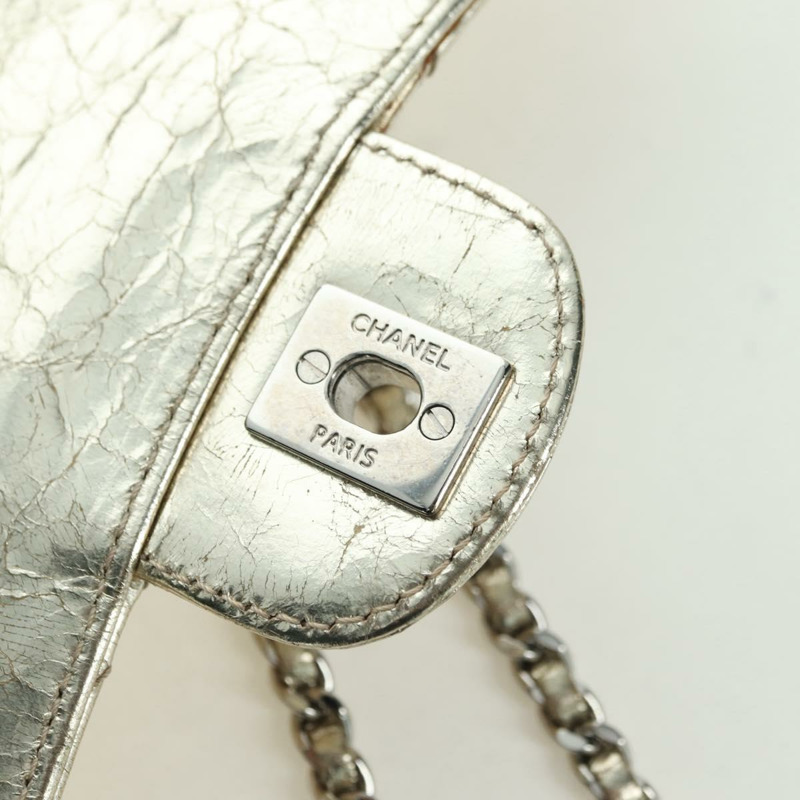 【日本直送】香奈兒 (CHANEL) Matelasse 鏈條肩背包，金色皮革，CC 標誌，正品 YKZ1557SAM-15