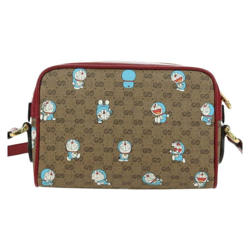 【日本直送】GUCCI Micro GG Supreme Doraemon 聯名手袋 PVC 米色 647784 正品 175960M-2