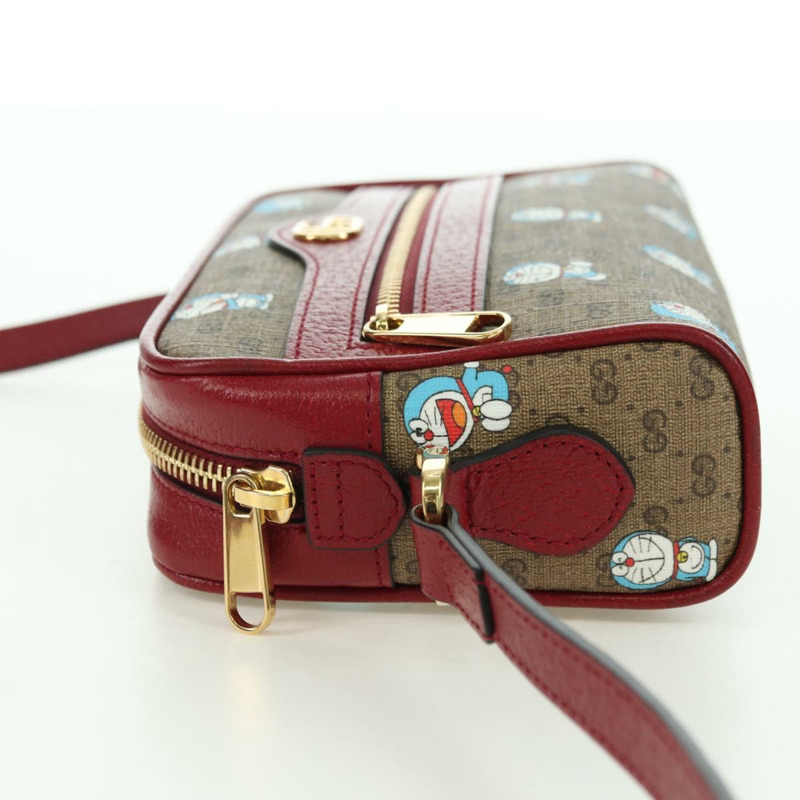 【日本直送】GUCCI Micro GG Supreme Doraemon 聯名手袋 PVC 米色 647784 正品 175960M-3