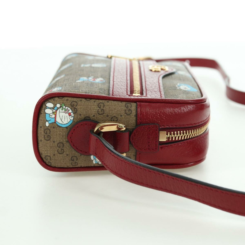 【日本直送】GUCCI Micro GG Supreme Doraemon 聯名手袋 PVC 米色 647784 正品 175960M-4