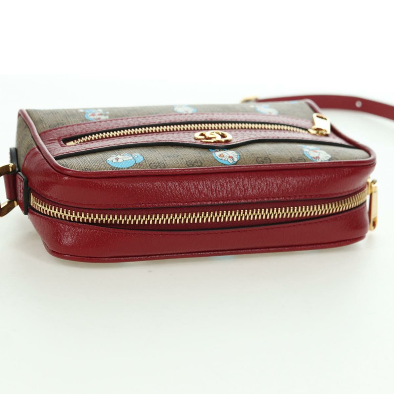 【日本直送】GUCCI Micro GG Supreme Doraemon 聯名手袋 PVC 米色 647784 正品 175960M-5