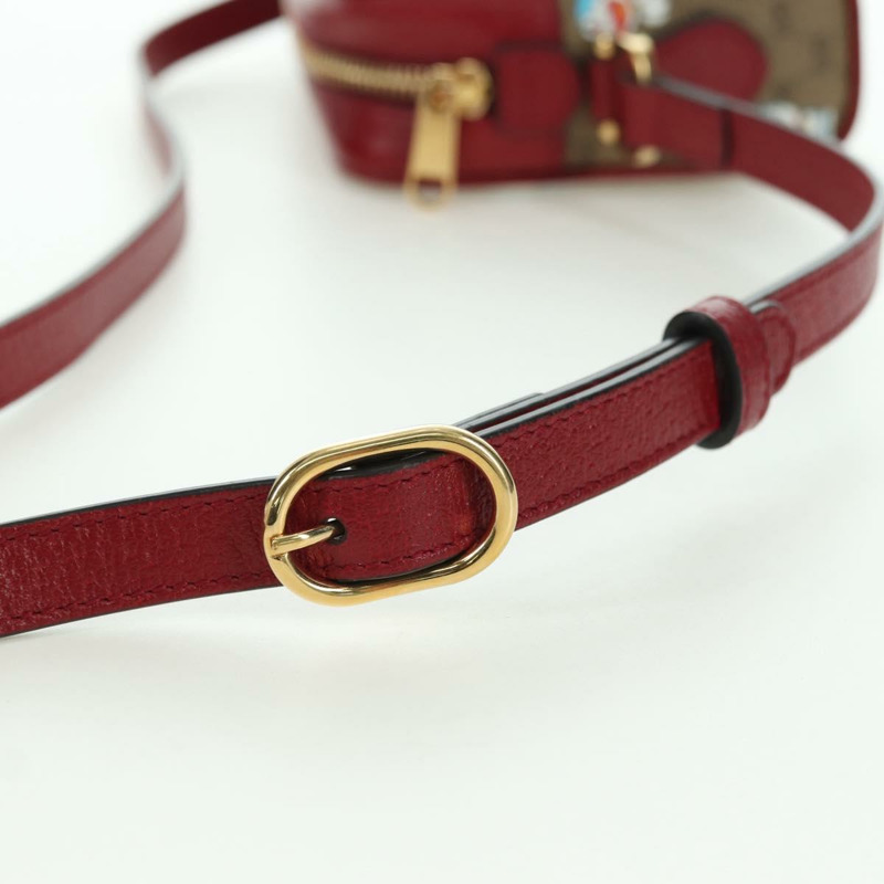 【日本直送】GUCCI Micro GG Supreme Doraemon 聯名手袋 PVC 米色 647784 正品 175960M-7