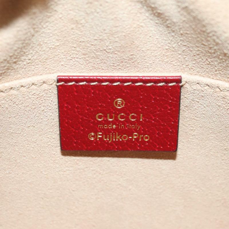 【日本直送】GUCCI Micro GG Supreme Doraemon 聯名手袋 PVC 米色 647784 正品 175960M-16