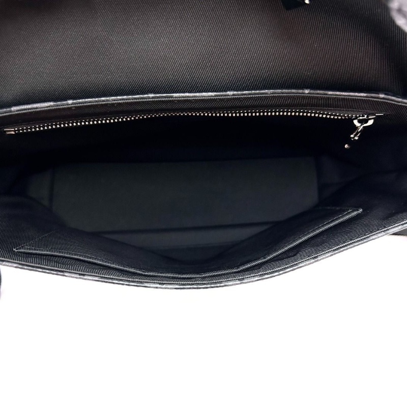 LV voyager系列黑花銀扣肩背斜背郵差包28*22*10  9新 配件塵袋購證-6