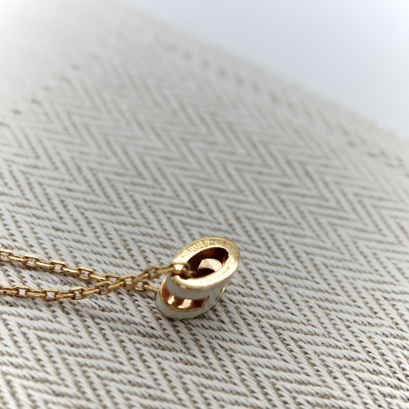 Hermes愛馬仕  pop h  白色項鍊-5