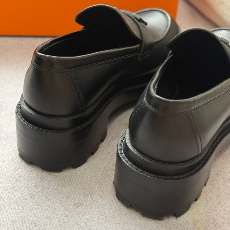 （2026/3月台灣專櫃購證🇹🇼全配）Hermes 限量全黑樂福鞋 購入五萬五-6