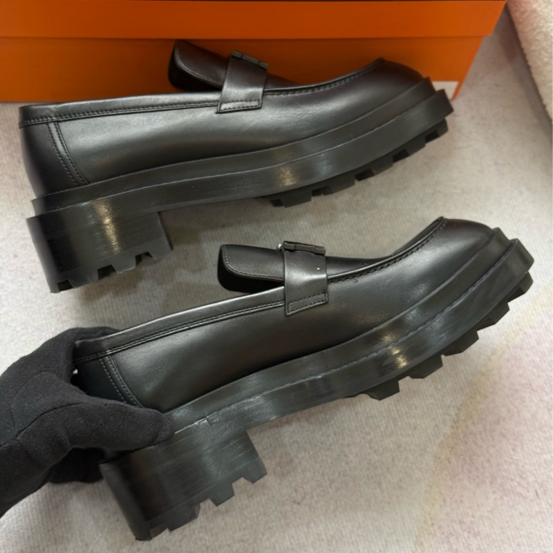 （2026/3月台灣專櫃購證🇹🇼全配）Hermes 限量全黑樂福鞋 購入五萬五-8