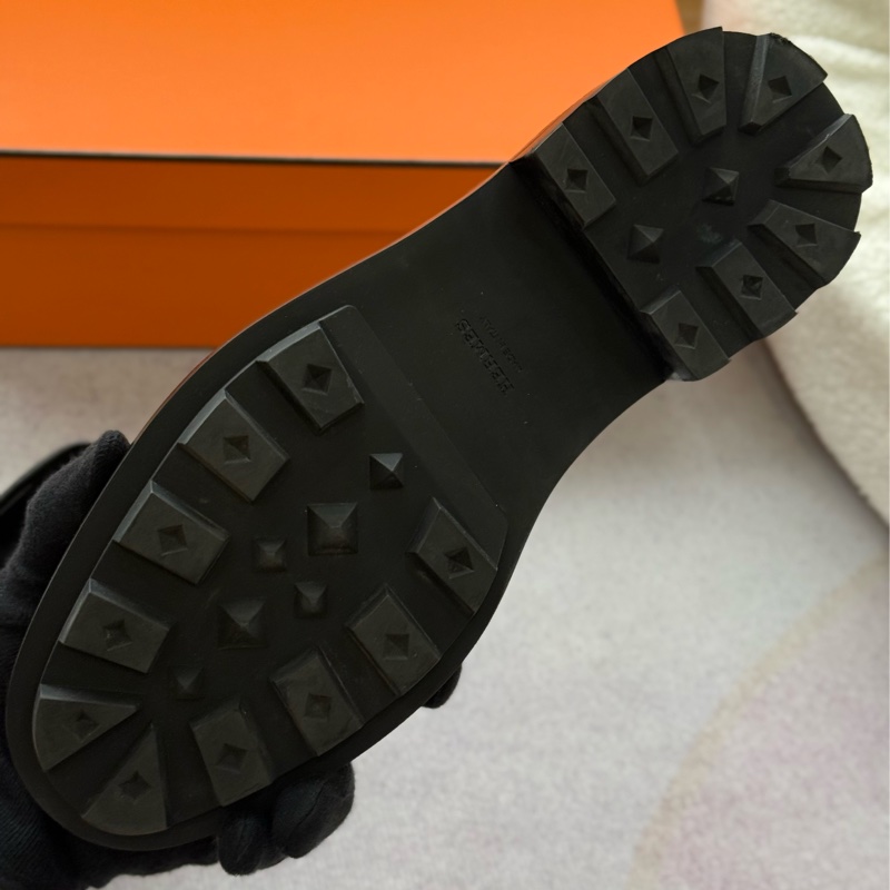 （2026/3月台灣專櫃購證🇹🇼全配）Hermes 限量全黑樂福鞋 購入五萬五-11