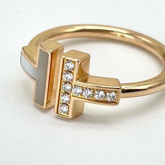 蒂芙尼/Tiffany Tiffany T 系列 64027964   18k鑽石   51號帶盒-5