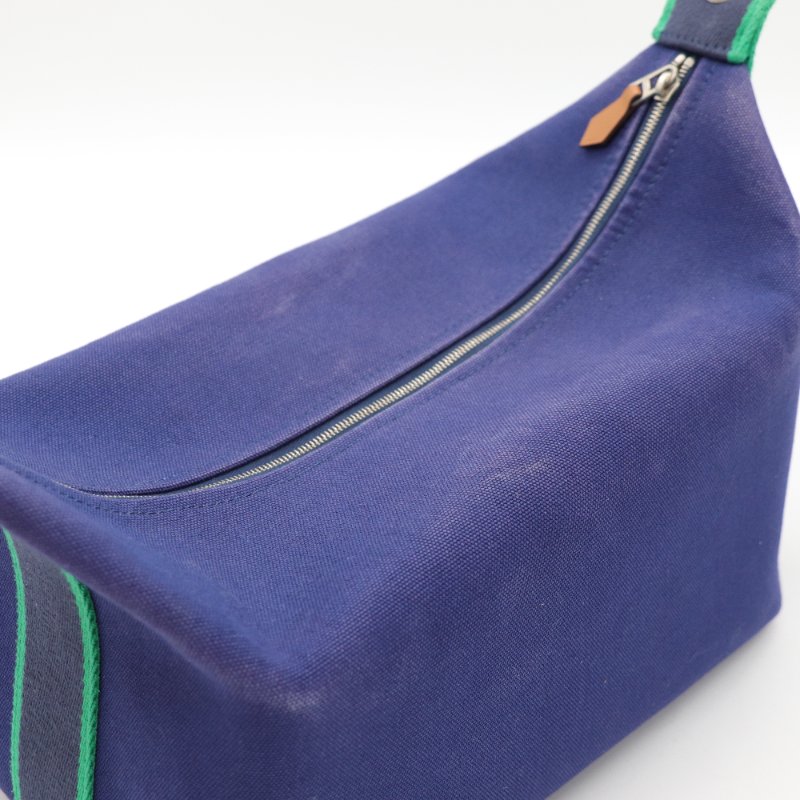 HERMES 藍色飯盒包-10