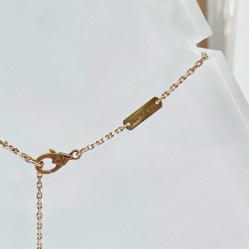 梵克雅寶Van Cleef & Arpels Vintage Alhambra中號紅花項鍊20年-5