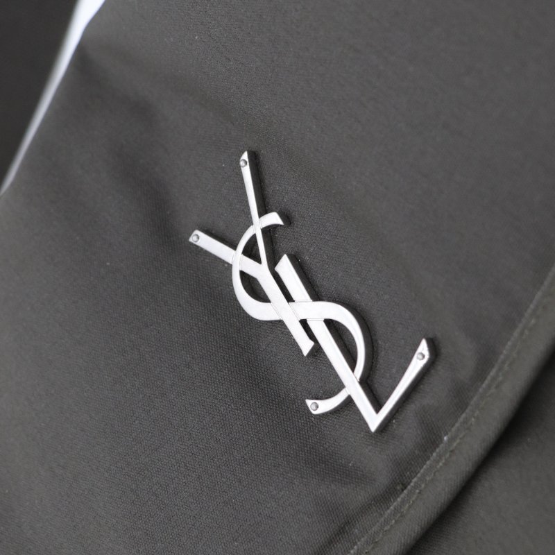 YSL  墨綠色郵差包-9