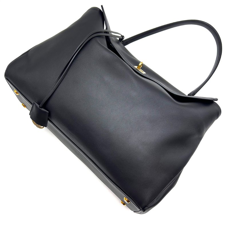 BALENCIAGA 黑金大號 Rodeo手提肩背包 40*25*12 98新配件塵袋-2