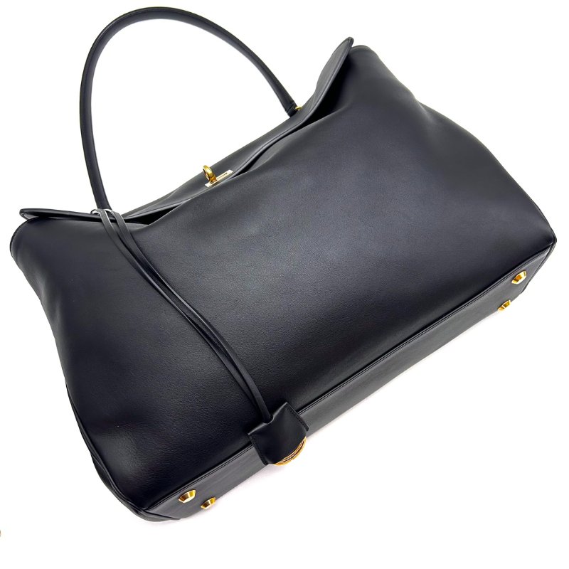 BALENCIAGA 黑金大號 Rodeo手提肩背包 40*25*12 98新配件塵袋-3