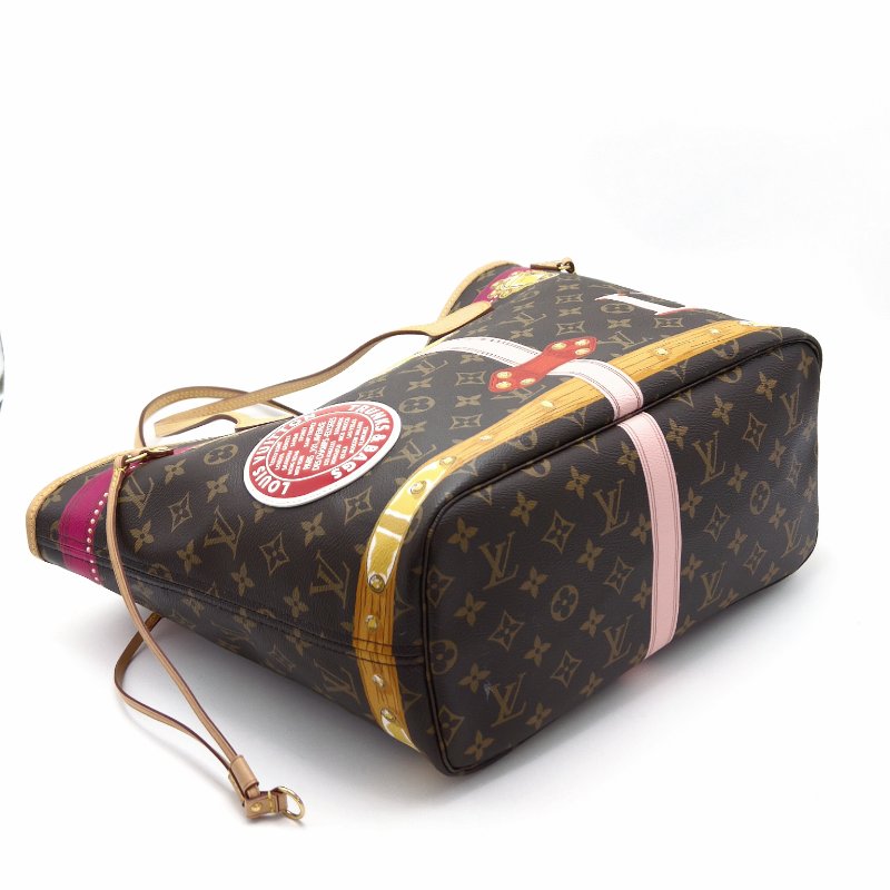 LV 限量款宮廷系列老花 neverfull中號購物袋 32*30*15 98新配件塵袋-2