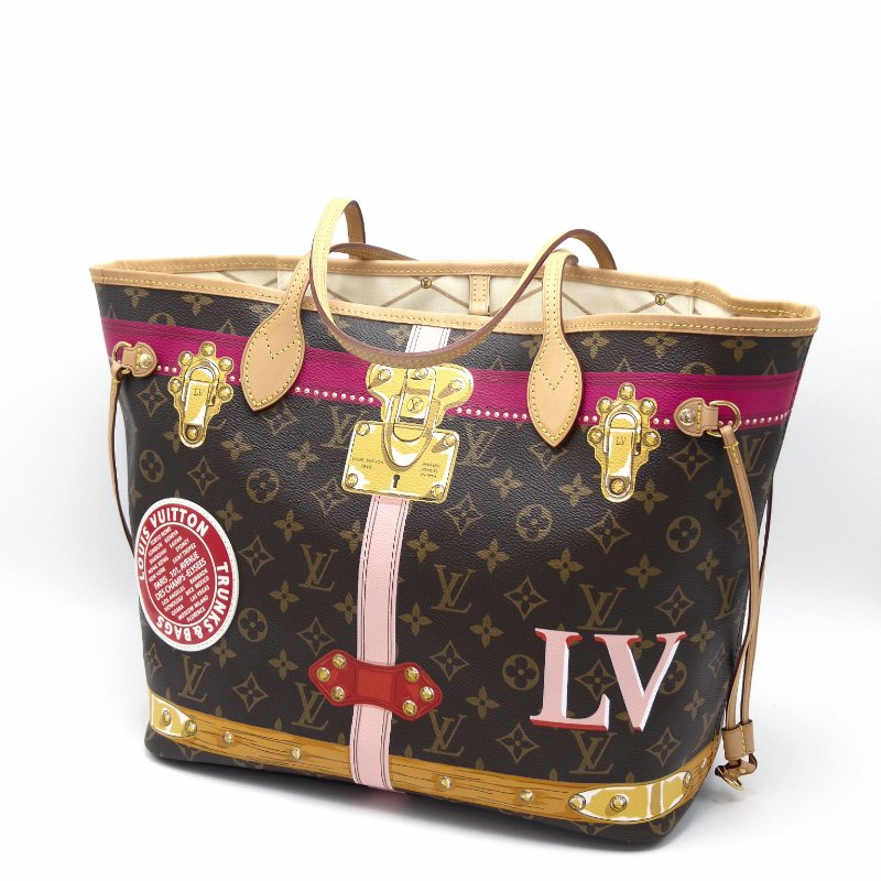 LV 限量款宮廷系列老花 neverfull中號購物袋 32*30*15 98新配件塵袋-3