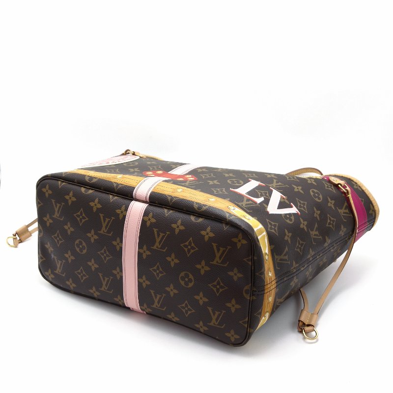 LV 限量款宮廷系列老花 neverfull中號購物袋 32*30*15 98新配件塵袋-6