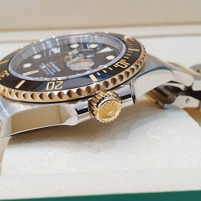 【大眾名錶】 ROLEX勞力士 126613LN Submariner 潛航者 半金黑水鬼 2022/10綠卡 B1118-7