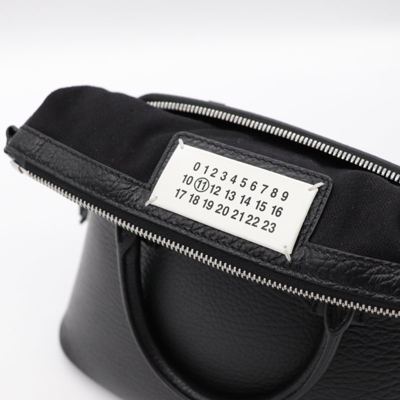 Maison Margiela 5AC 黑色 羊皮 手提包 貝殼包 斜挎包-14