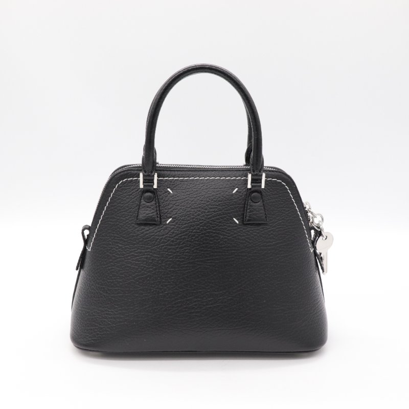 Maison Margiela 5AC 黑色 羊皮 手提包 貝殼包 斜挎包-16