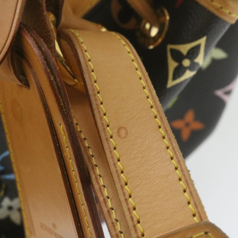 【日本直送】路易威登 Monogram Multicolor Noe 肩背包 黑色 M42230 LV 正品 am337bSAV-7