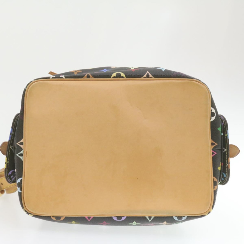 【日本直送】路易威登 Monogram Multicolor Noe 肩背包 黑色 M42230 LV 正品 am337bSAV-8