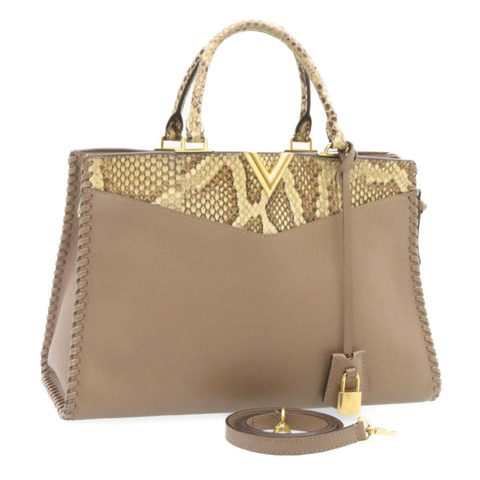 路易威登 Very Zip 手提包，蛇皮材質，貨號 N94301，LV 正品，編號 24504SM