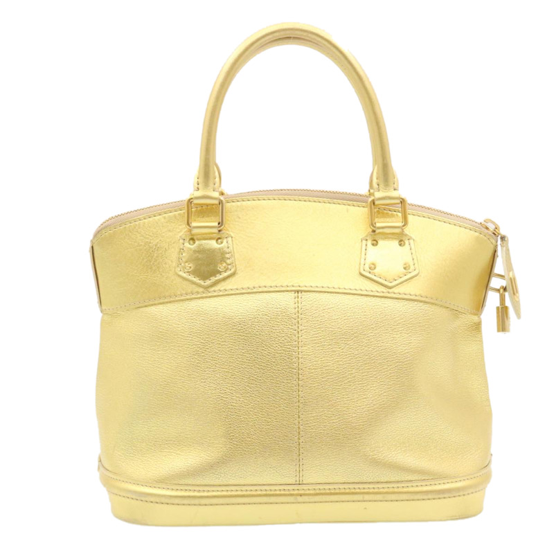 【日本直送】路易威登 Suhari Lockit PM 手提包 皮革 金色 M91889 LV 正品 28662SM-1