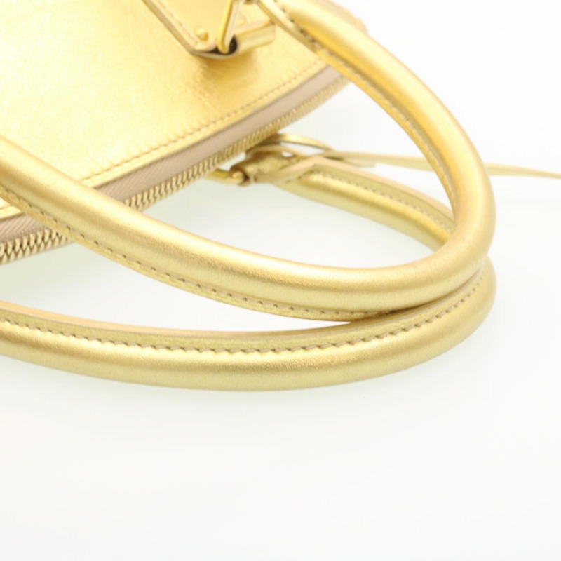 【日本直送】路易威登 Suhari Lockit PM 手提包 皮革 金色 M91889 LV 正品 28662SM-5