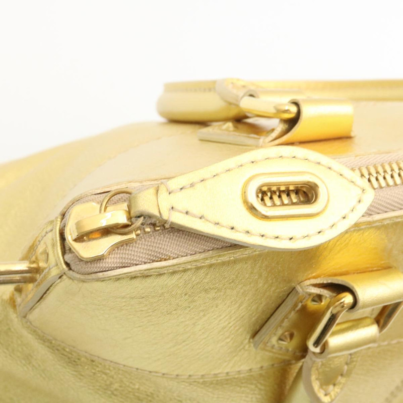 【日本直送】路易威登 Suhari Lockit PM 手提包 皮革 金色 M91889 LV 正品 28662SM-8