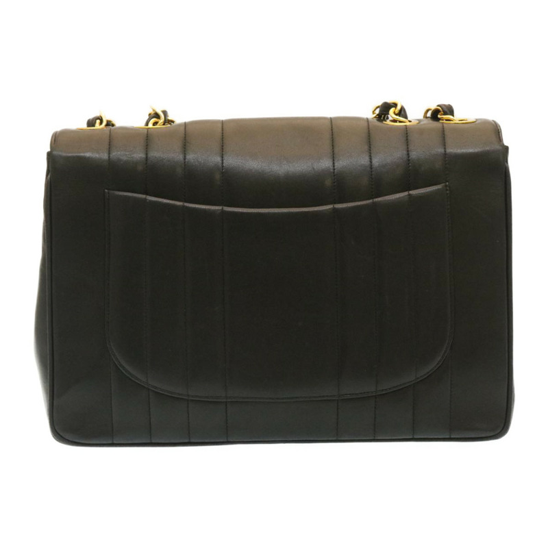 【日本直送】香奈兒 Mademoiselle Big COCO Mark 鏈條單肩包，羊皮材質，黑色，正品 yk4080SAV-1