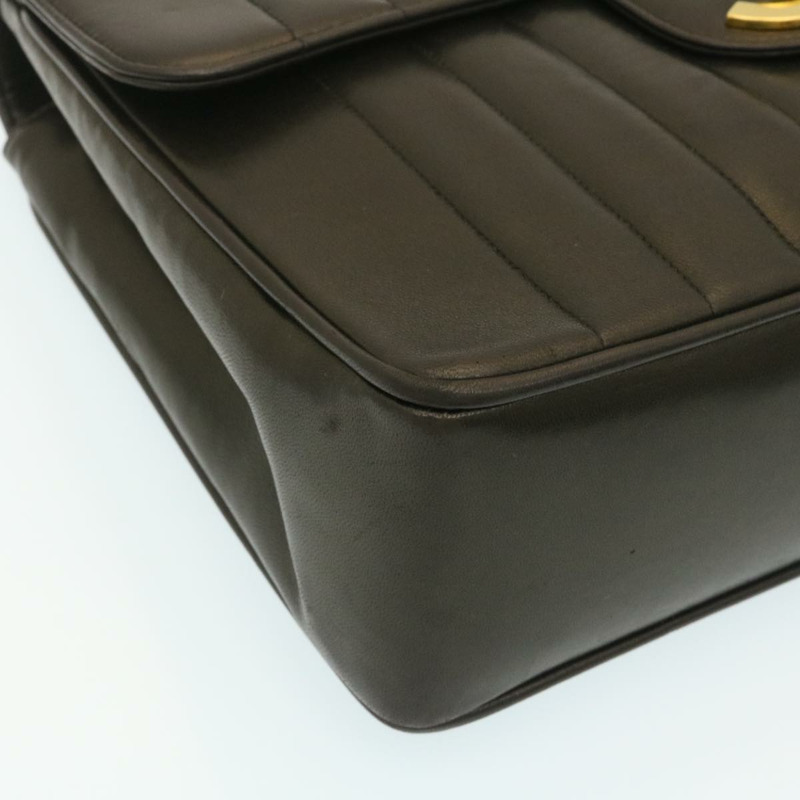 【日本直送】香奈兒 Mademoiselle Big COCO Mark 鏈條單肩包，羊皮材質，黑色，正品 yk4080SAV-13