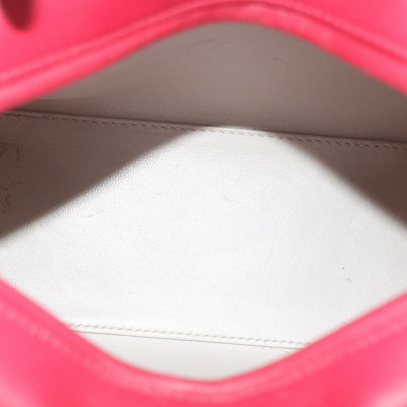 【日本直送】Christian Dior Lady Cannage 中型手提包，羊皮材質，紅白配色，正品，貨號 29502SAV-9