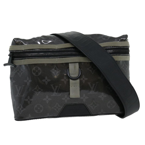 路易威登 (LOUIS VUITTON) Eclipse Glaze Messenger PM 肩背包 灰色 M52218 LV Auth 30549SAV