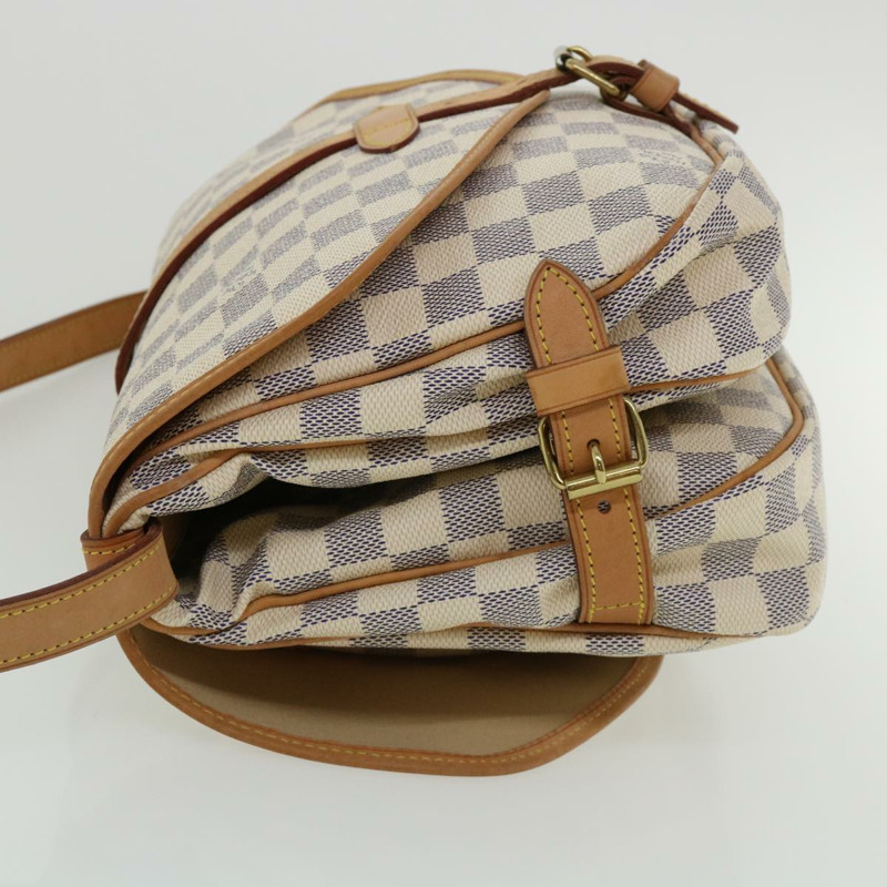 【日本直送】路易威登 Damier Azur Saumur 30 單肩包 SPO N48202 LV Auth 32766SAV-2
